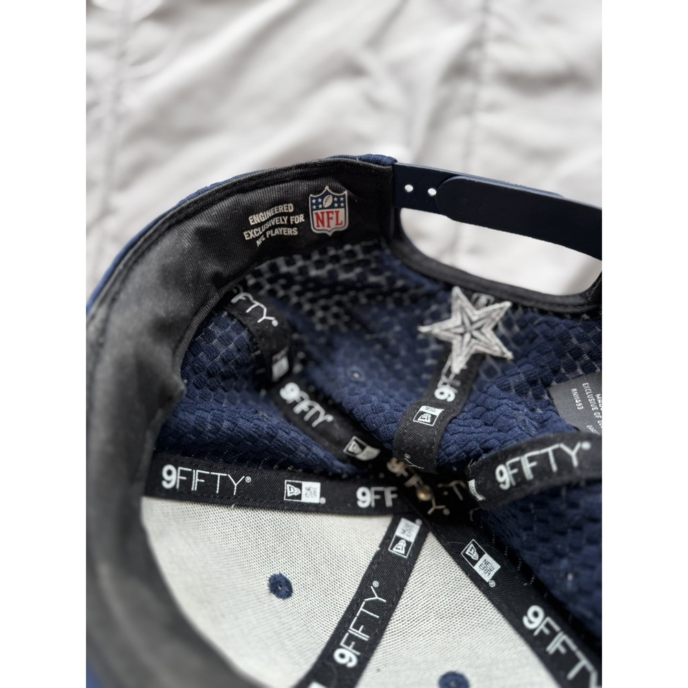 Dallas Cowboys Hat Cap Snap Back Mens M L Blue Football Logo New Era 59Fifty* - Picture 6 of 8